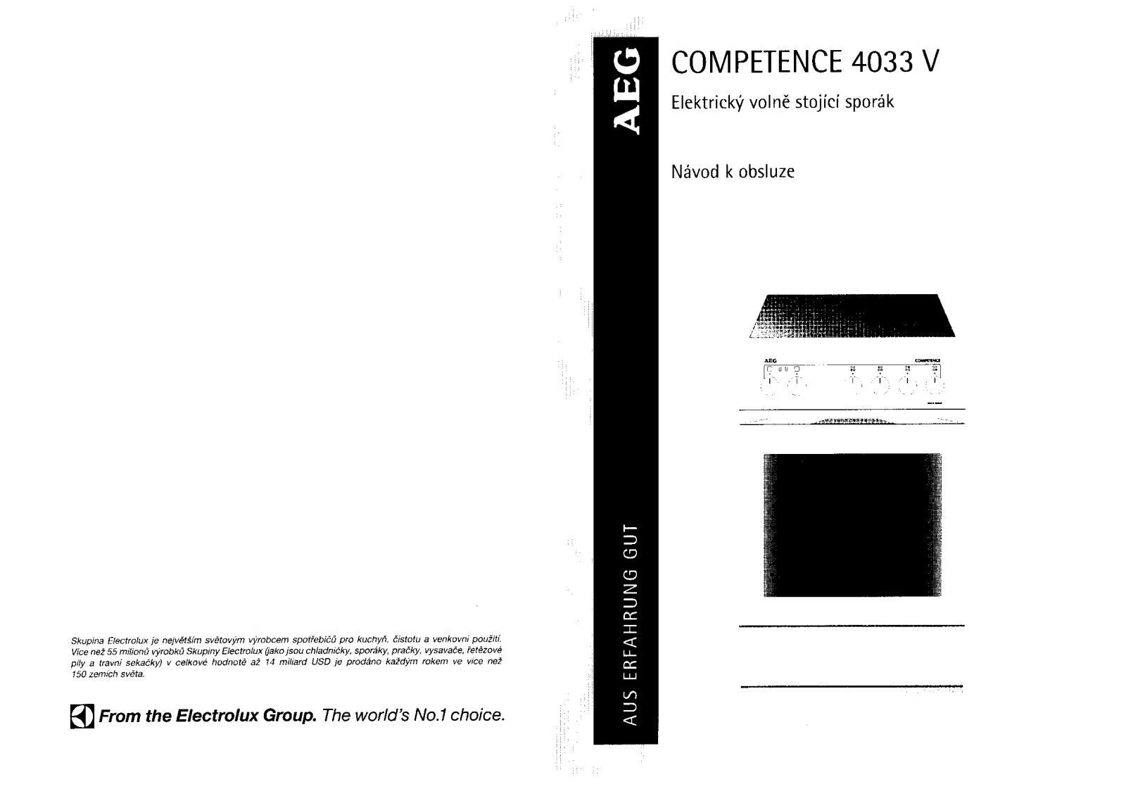AEG COMPETENCE 4033 V User Manual