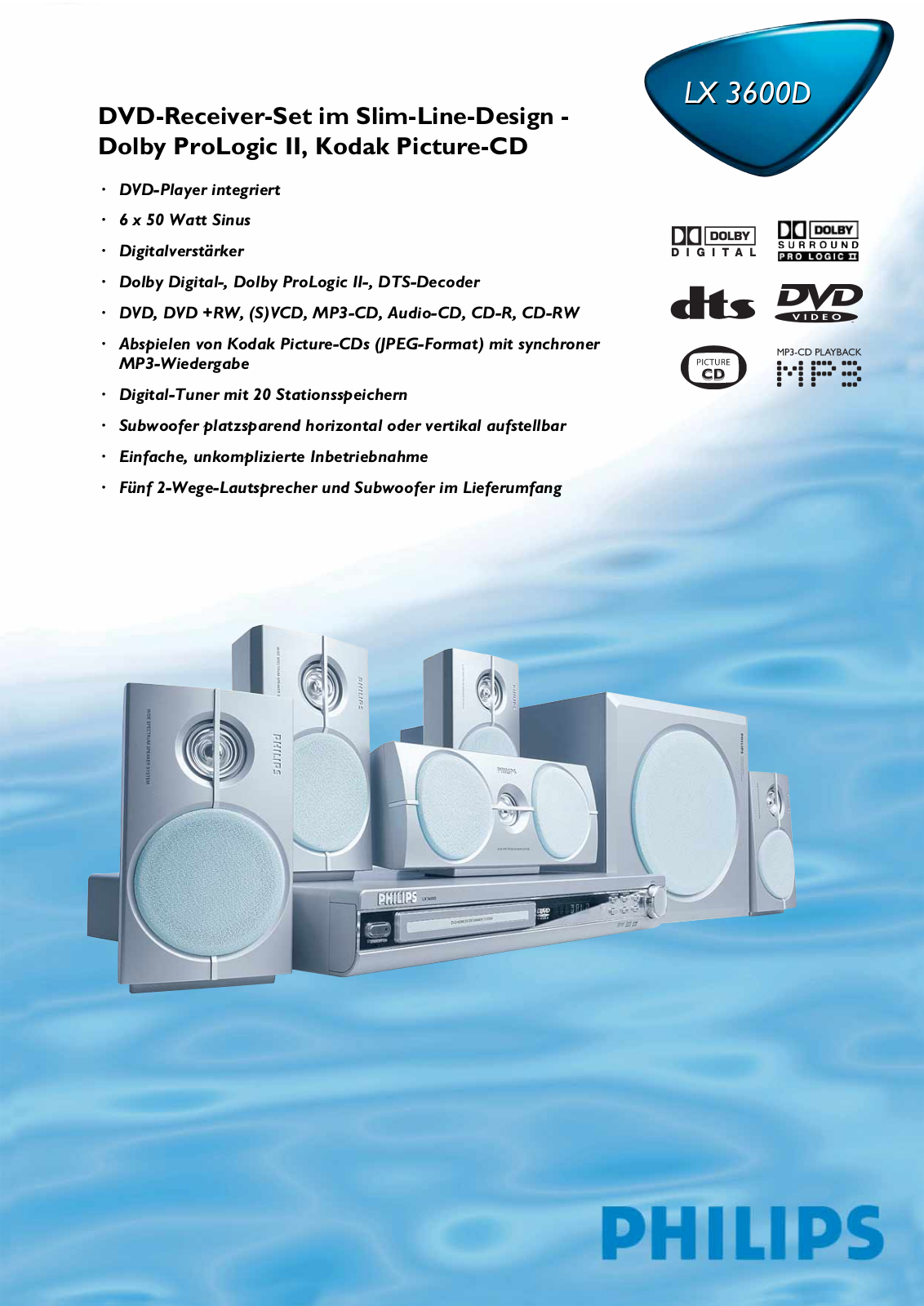 Philips LX3600D BROCHURE