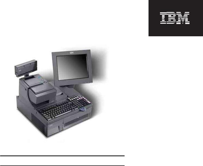 IBM SurePOS 700 User Guide
