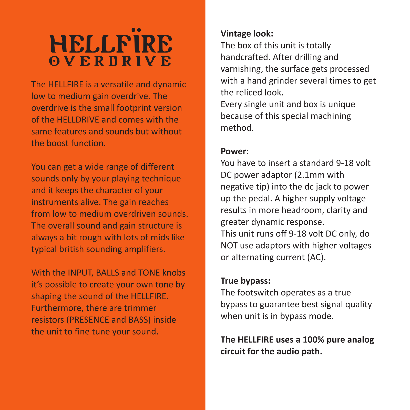 Weehbo Hellfire User Manual