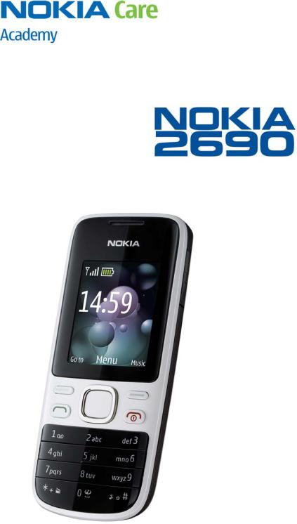 Nokia 2690, RM-635 Service Manual