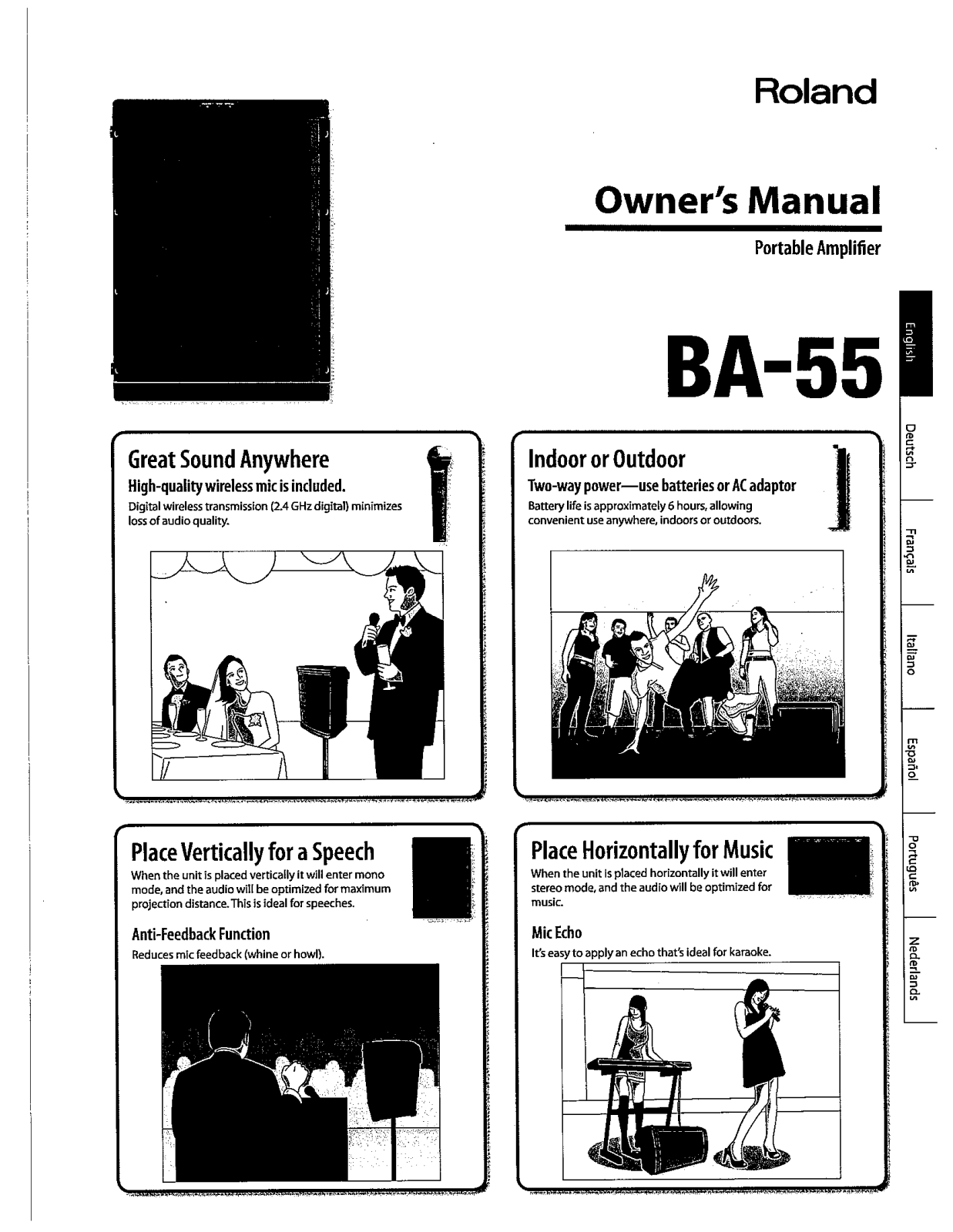 Roland 410511F User Manual