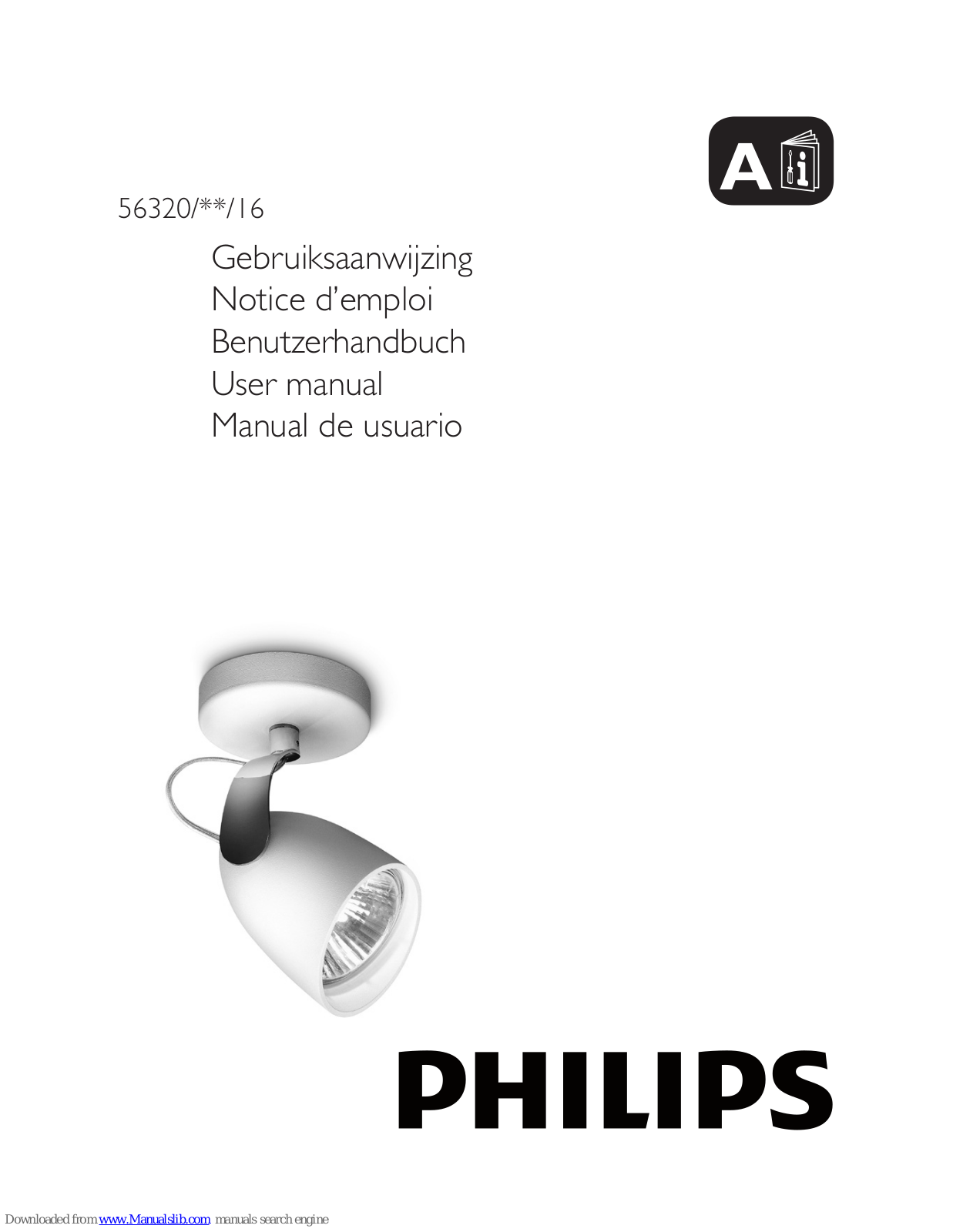 Philips 56320-31-16, 56320/**/16 User Manual