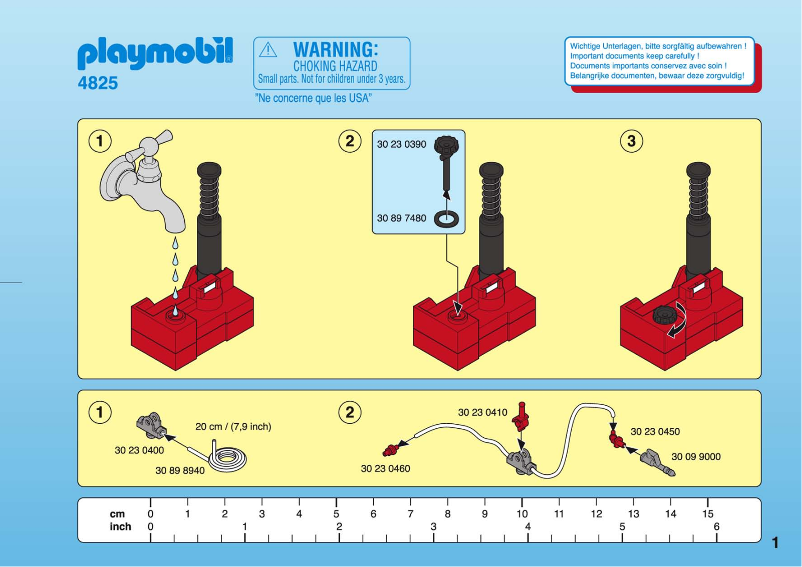 Playmobil 4825 Instructions