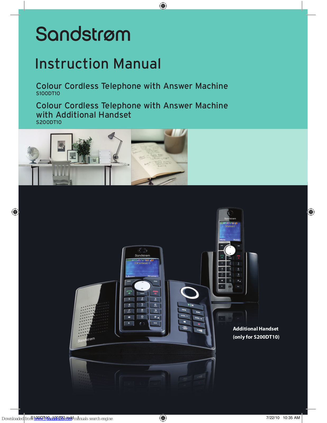 Sandstrom S200DT10, S100DT10 Instruction Manual