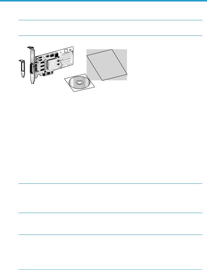 HP STORAGEWORKS PCI-E U320 SCSI HOST BUS ADAPTER User Manual