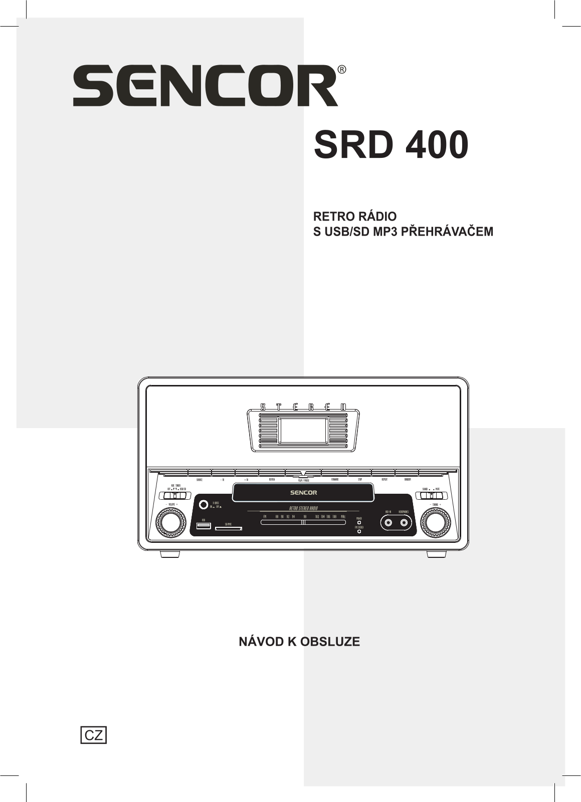 Sencor SRD 400 User Manual