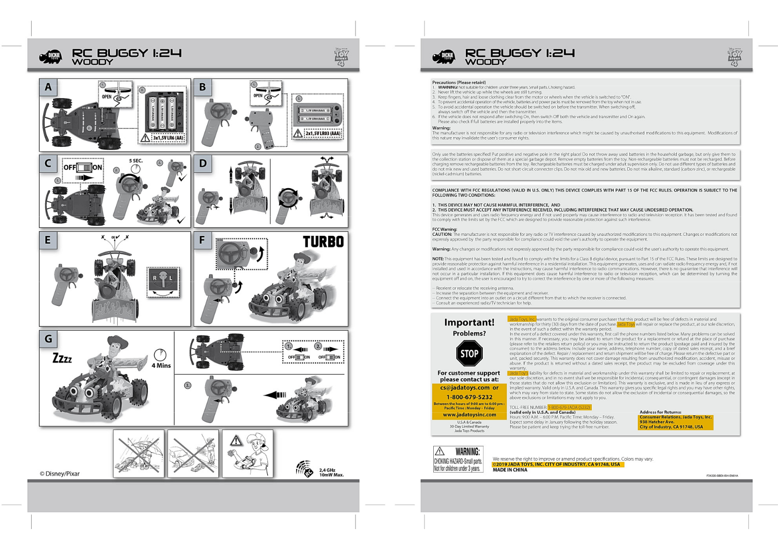 Dickie Toys 24059TX User Manual