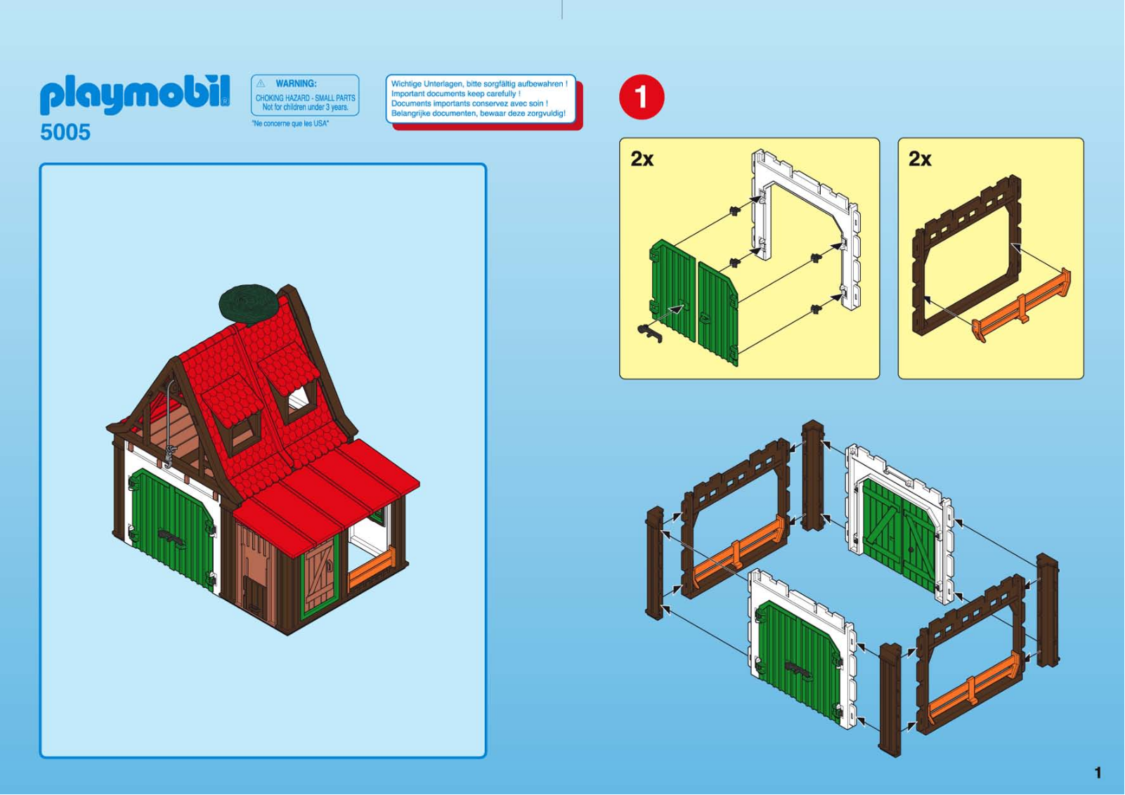 Playmobil 5005 Instructions