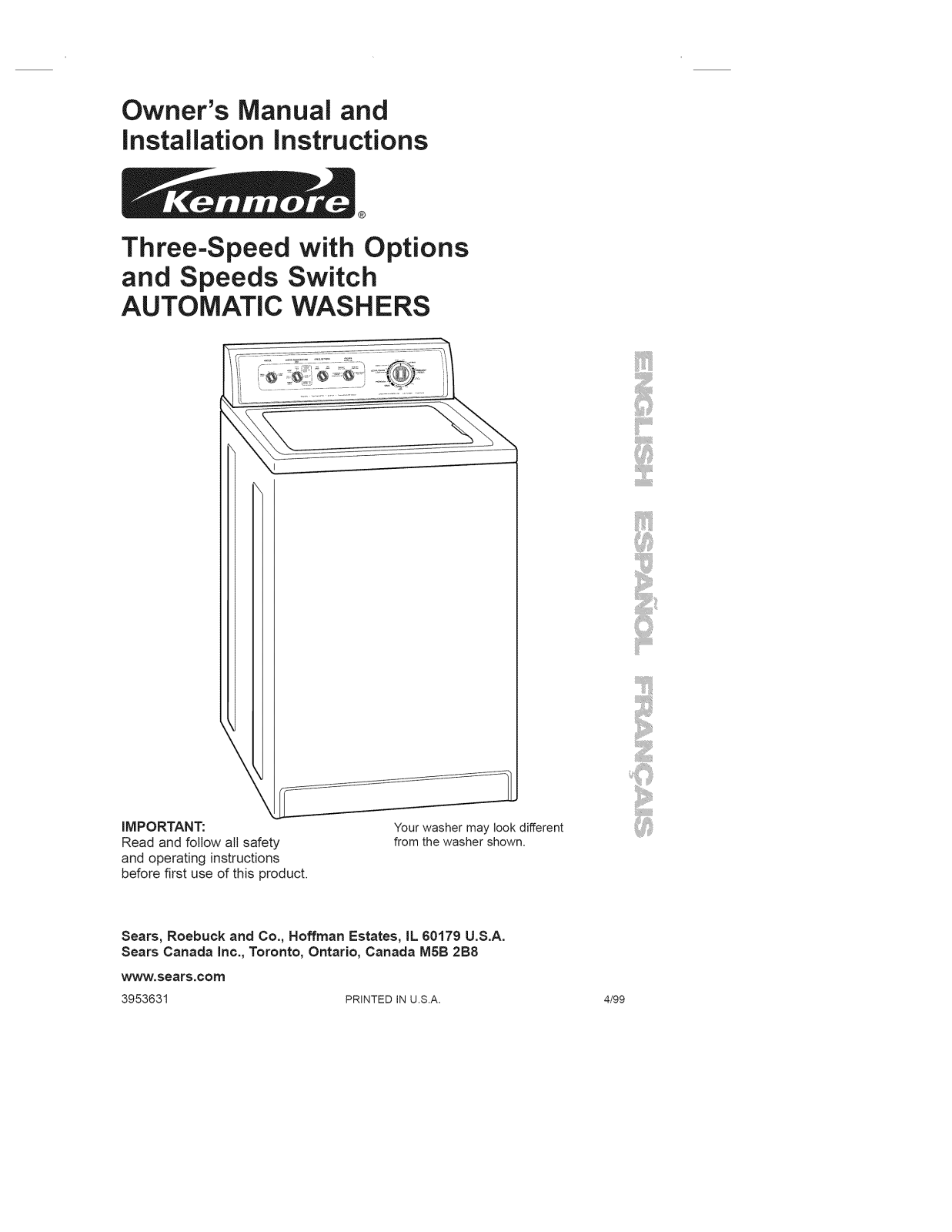 Kenmore 110.21882001 User Manual - ManualMachine.com