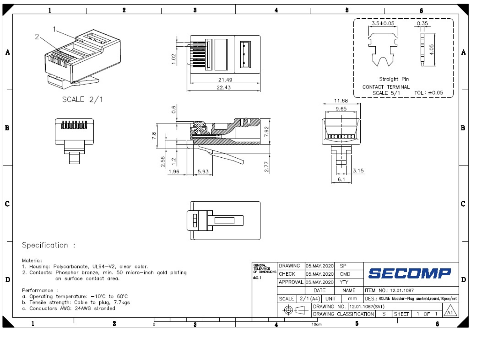ROLINE 12011087 Datasheet - ManualMachine.com
