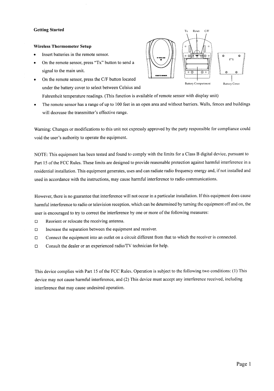 Chaney Instrument 75321A1 User Manual