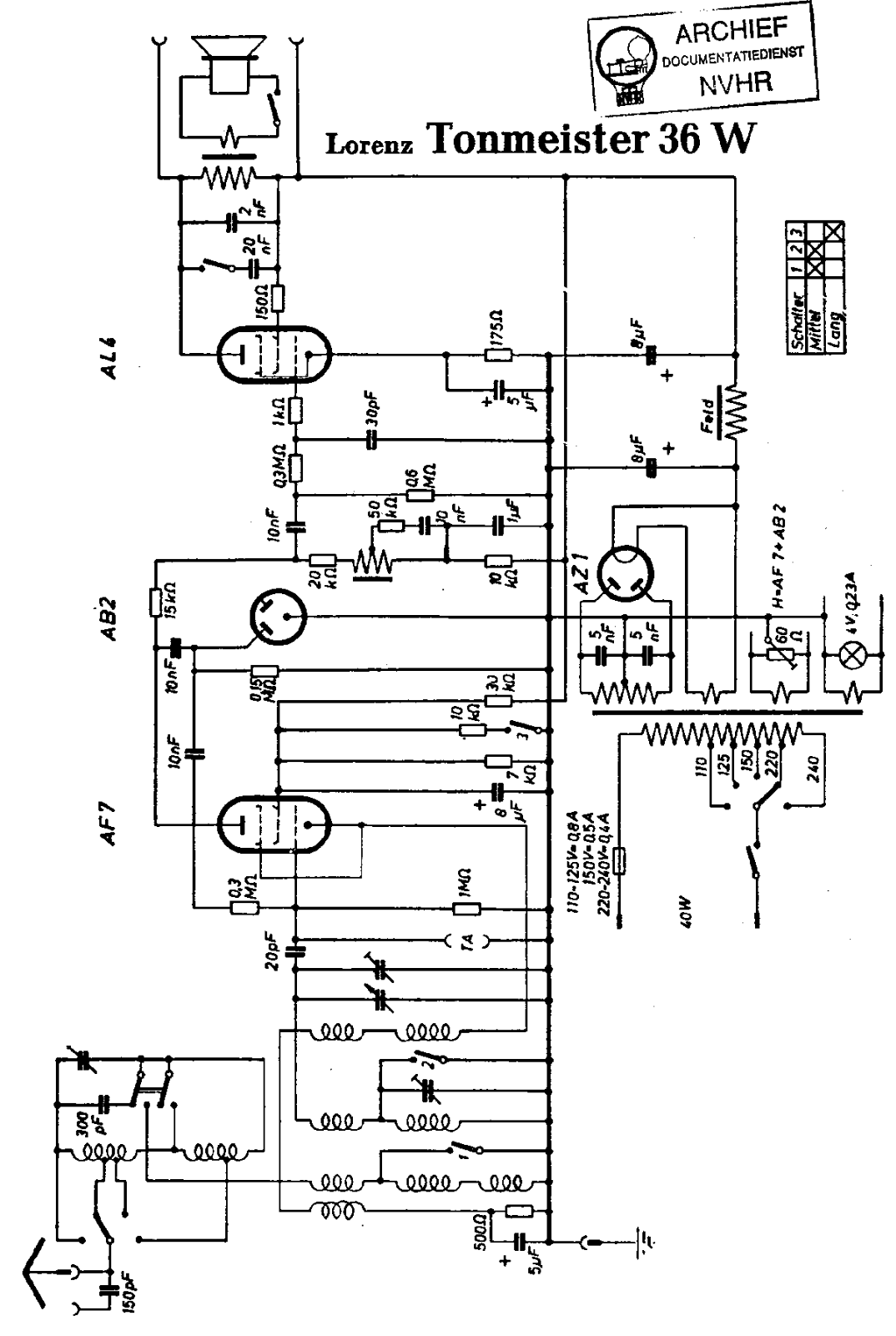 Itt 36w-tonmeister-AC-receiver-1935-sm Service Manual