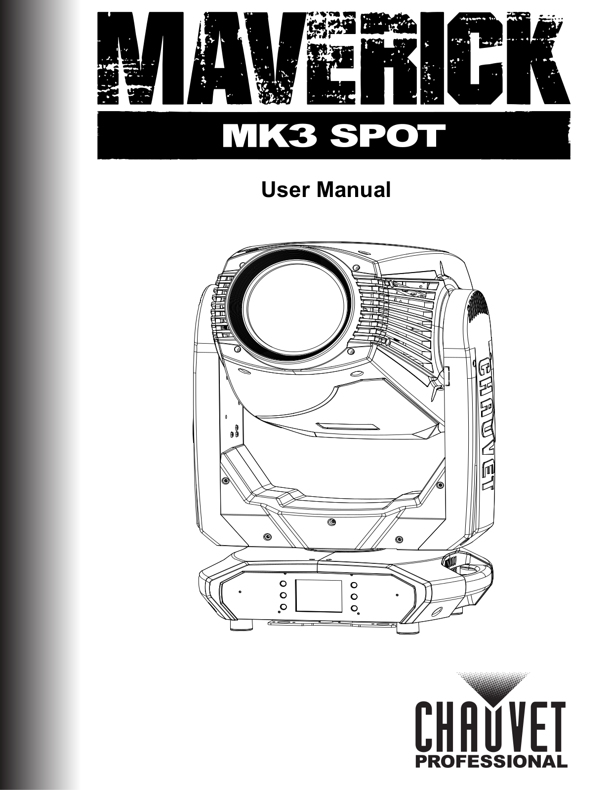 Chauvet Pro Maverick MK3 Spot Users Manual