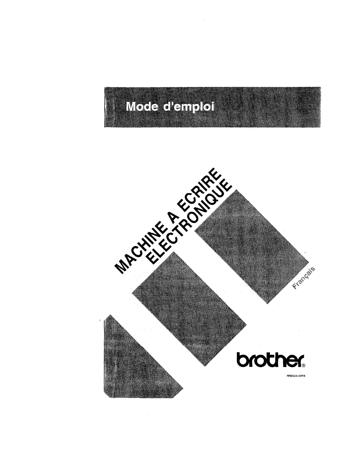 BROTHER AX430 User Manual