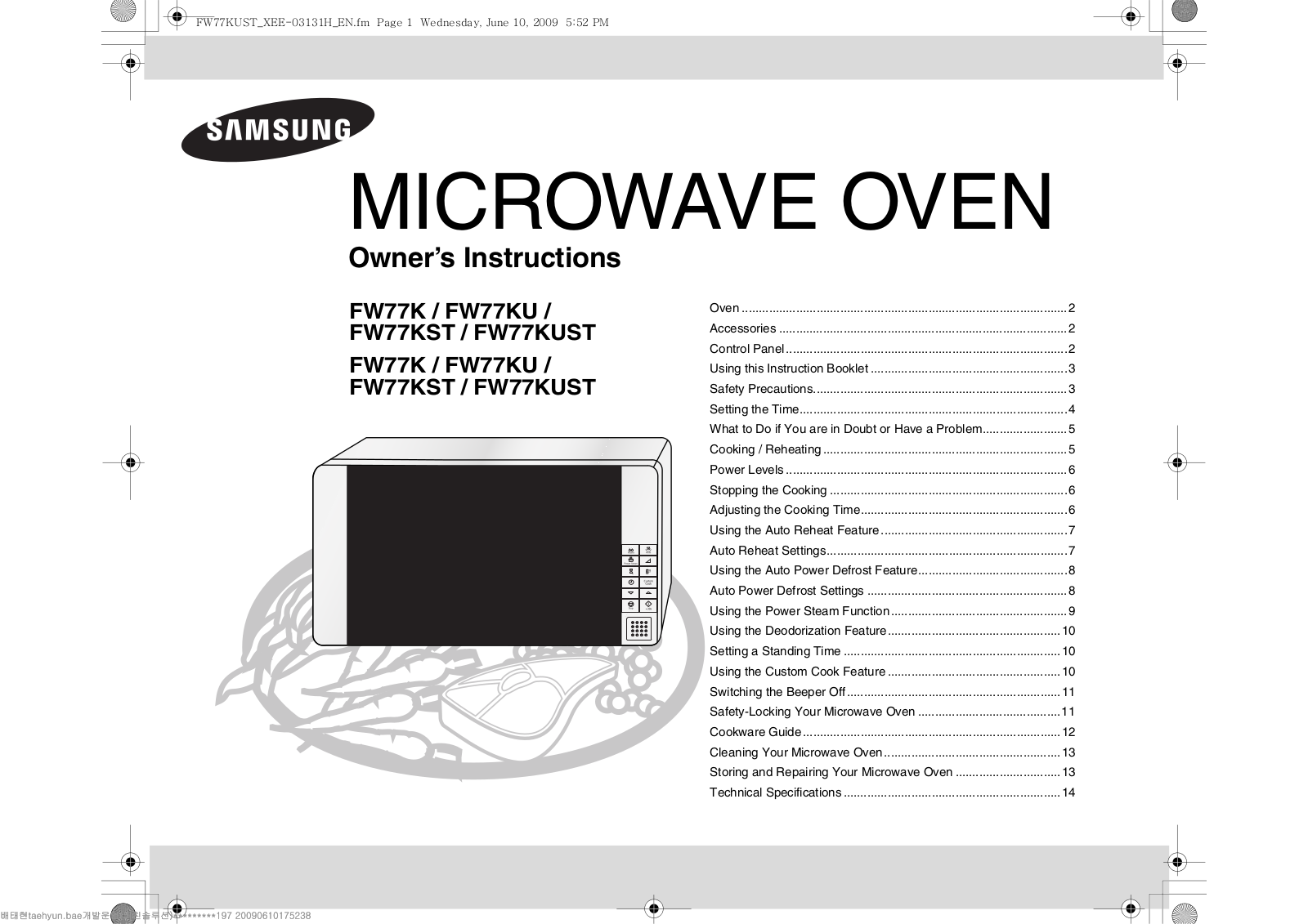 Samsung FW77KU-B, FW77KU-W User Manual