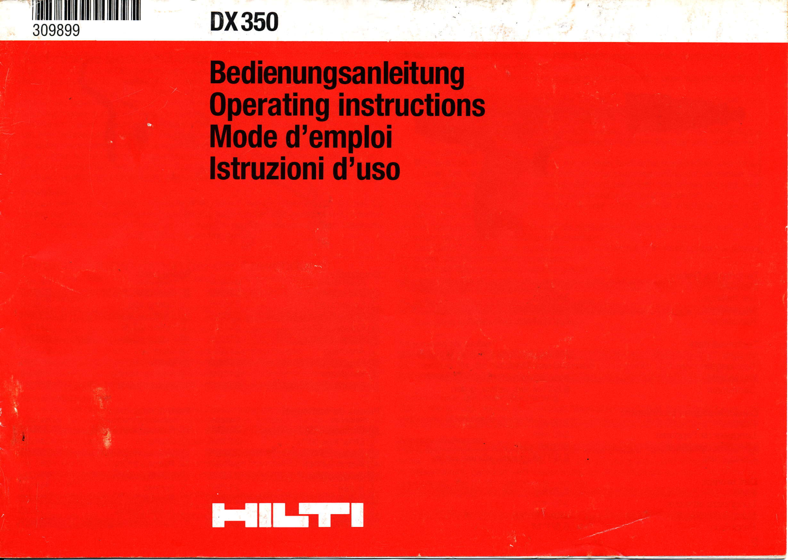 Hilti DX350 Manual