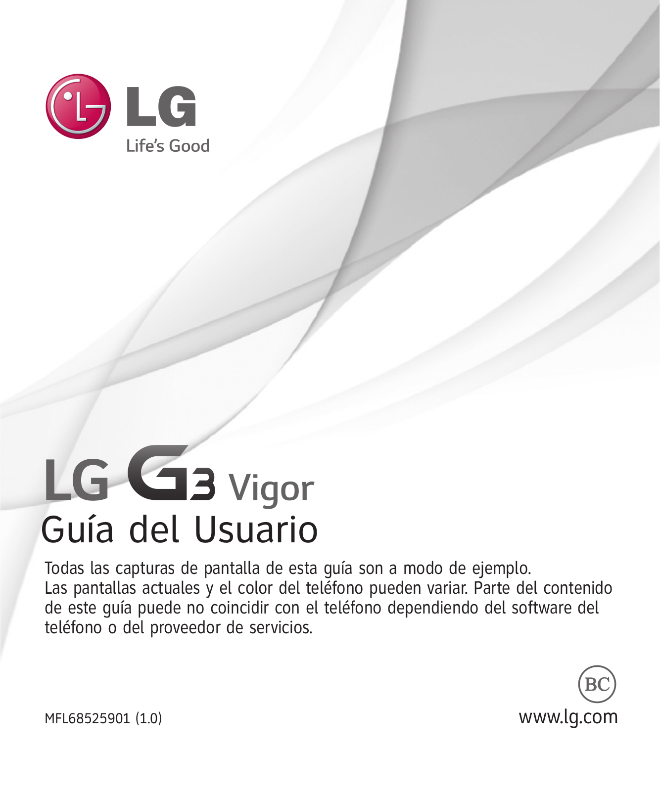 LG LGD725 Owner’s Manual