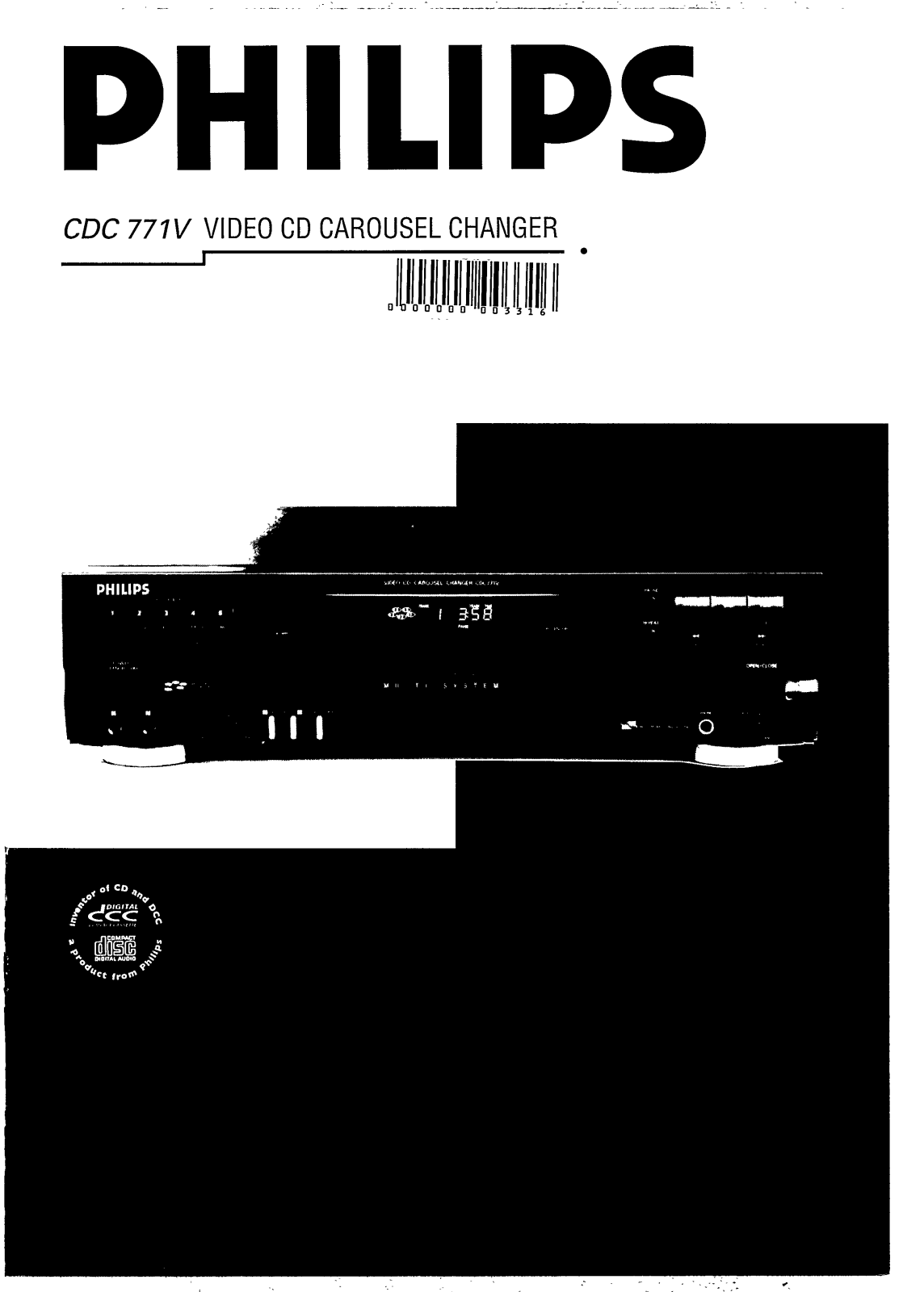 Philips CDC771V/00 User Manual