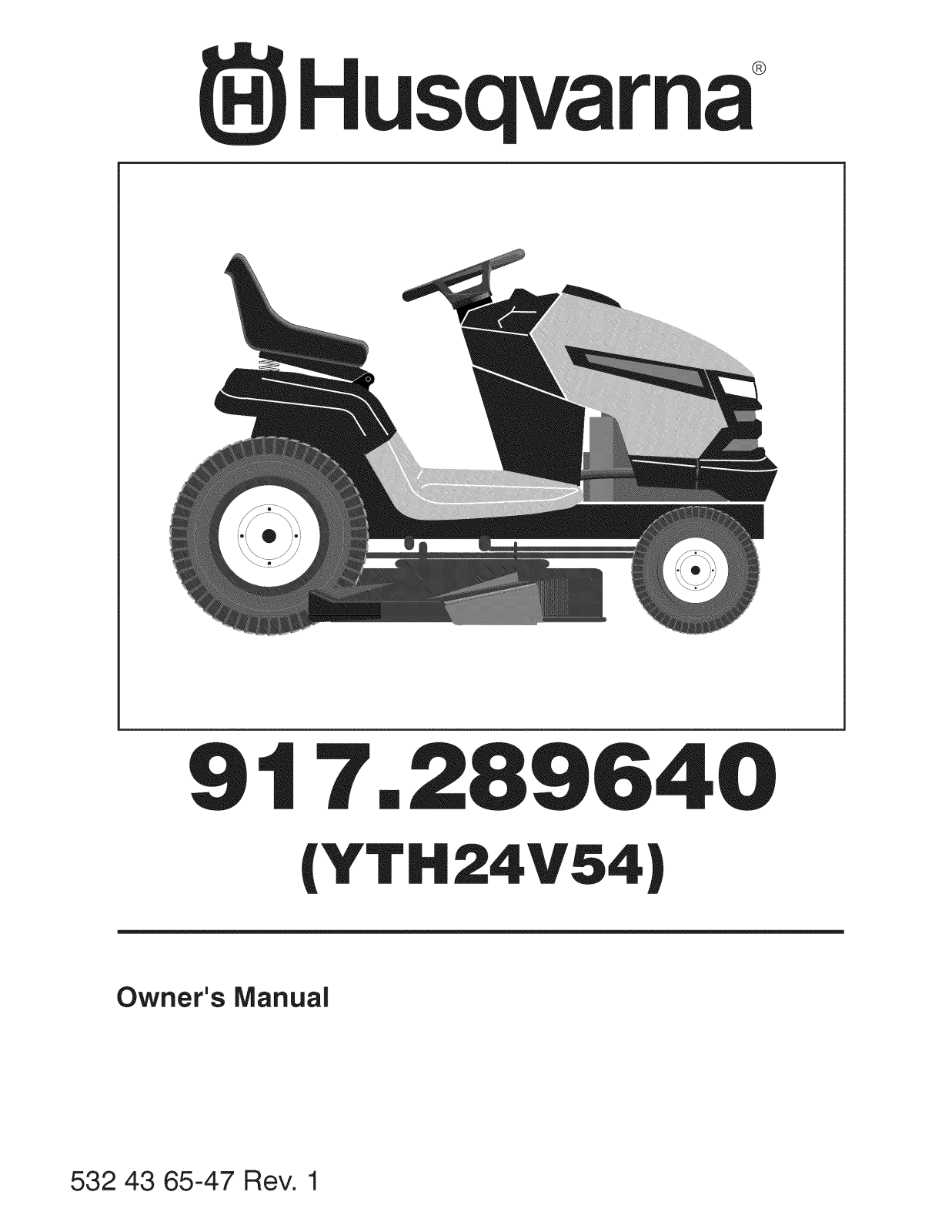 Husqvarna 917289640 Owner’s Manual