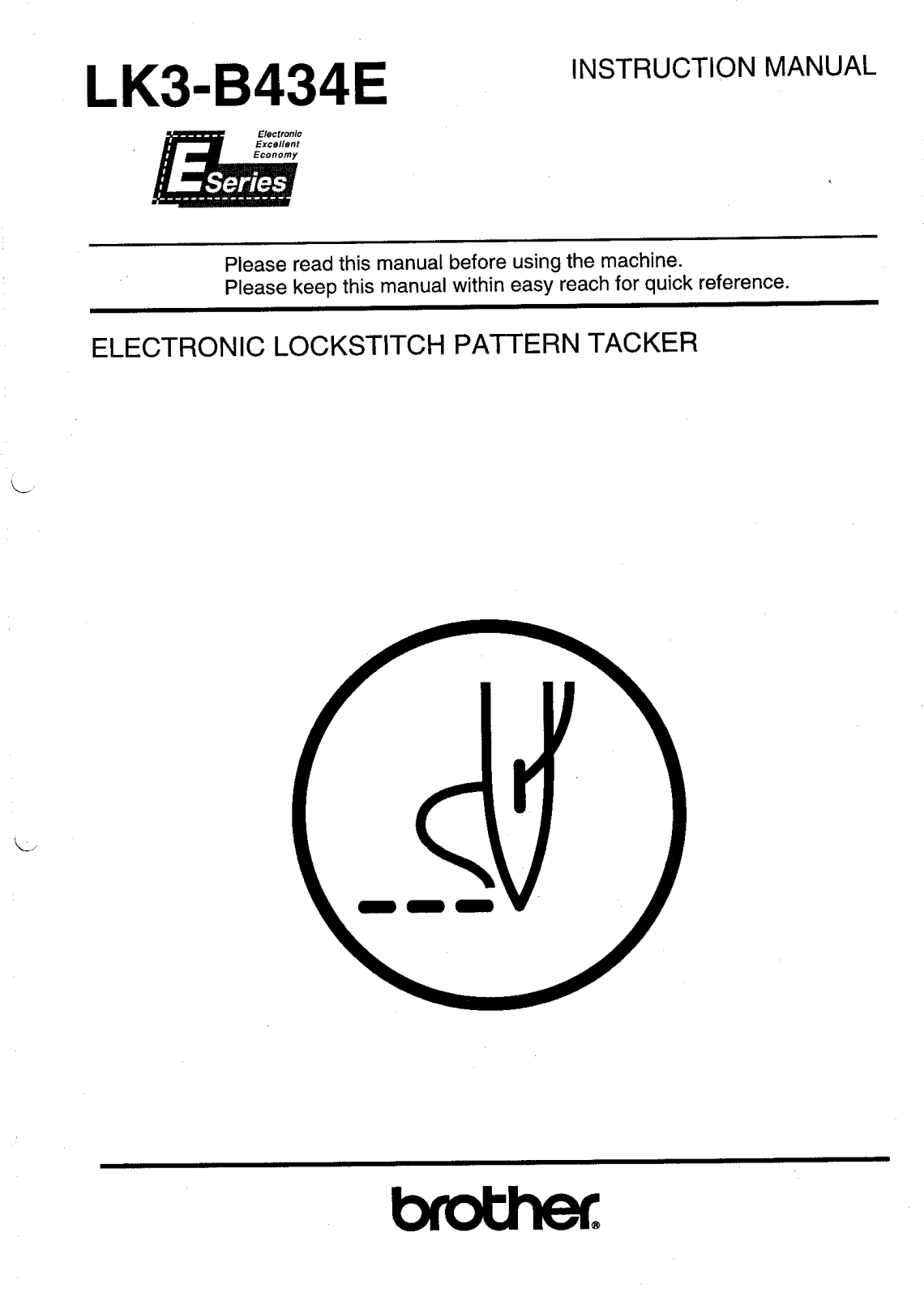 Brother LK3-B434E User Manual