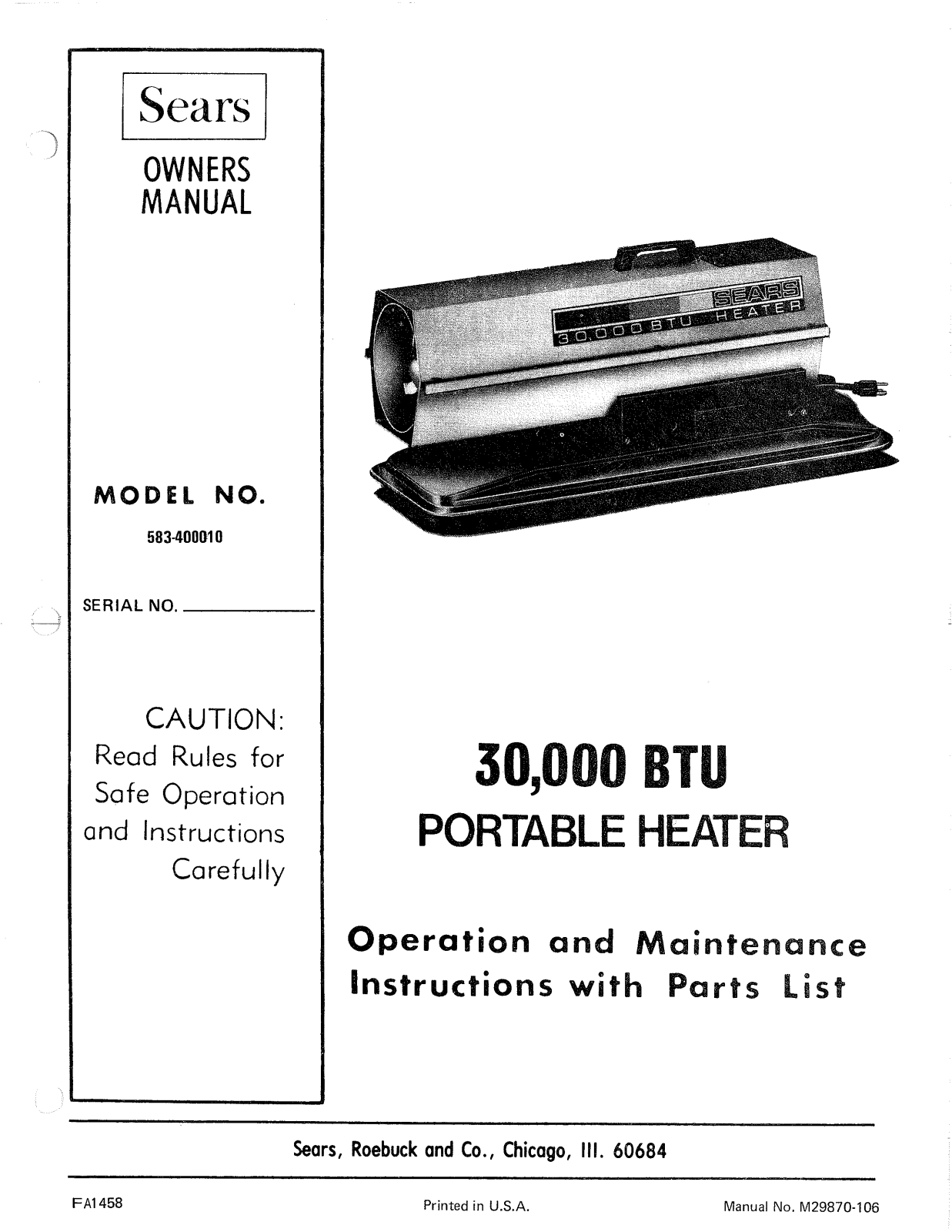 Desa Tech 400010 Owner's Manual