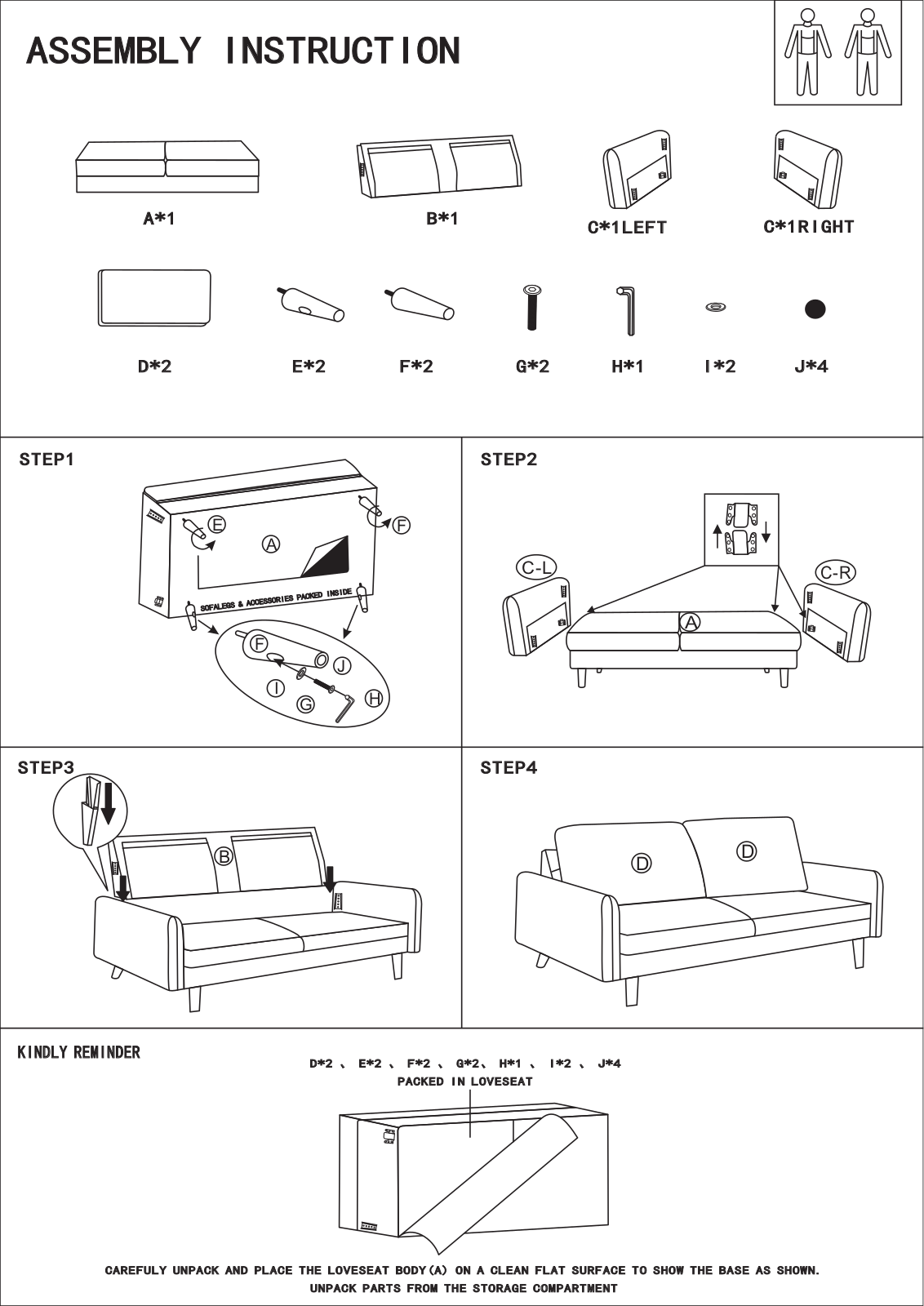 Ebern Designs W005202124 Installation & Assembly - ManualMachine.com