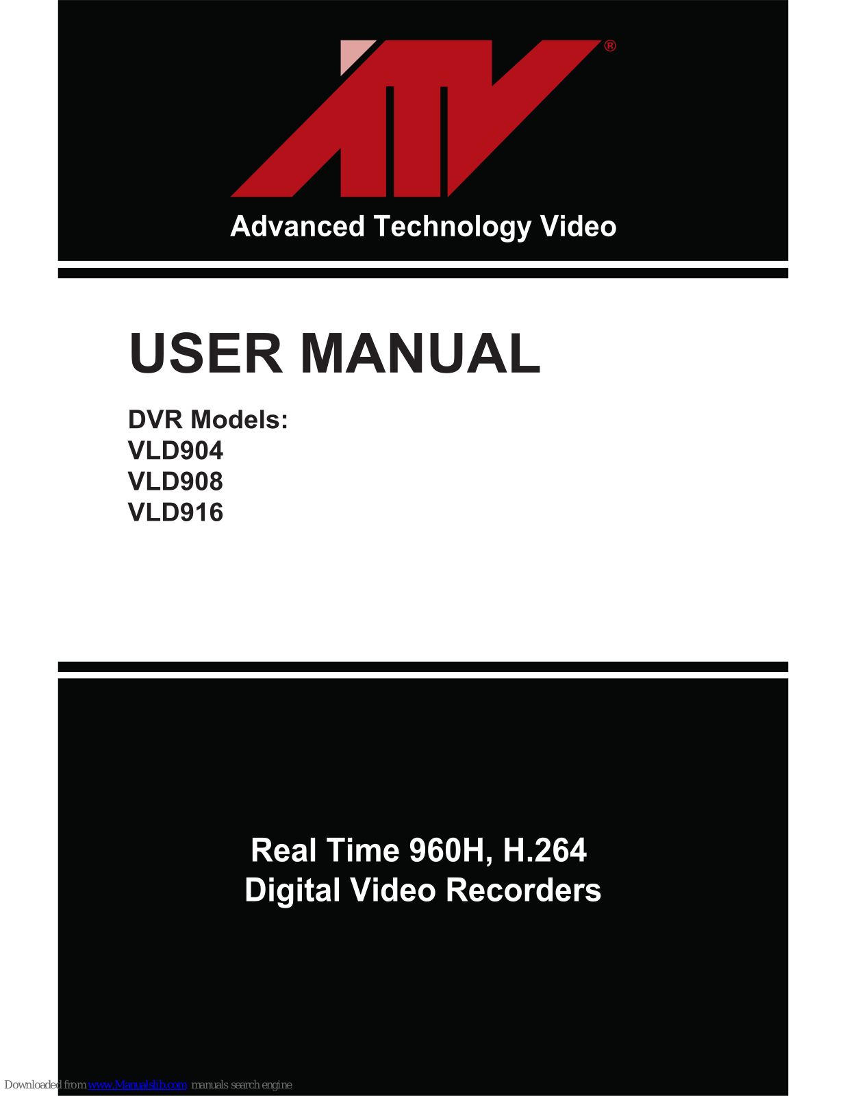 ATV VLD904, VLD908, VLD916 User Manual