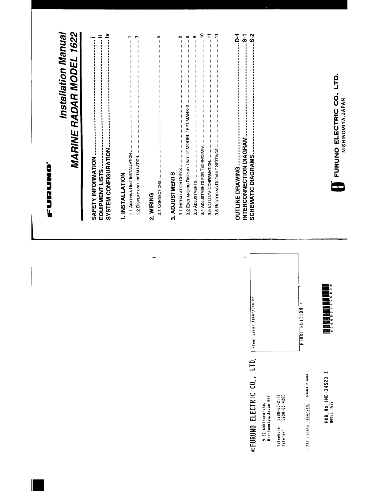 Furuno USA 9ZWRTR068 Users Manual