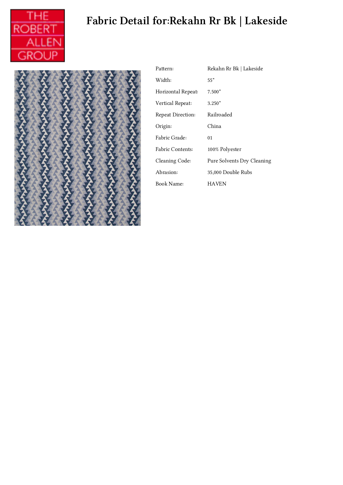 Robert Allen RALF1743 Specifications - ManualMachine.com