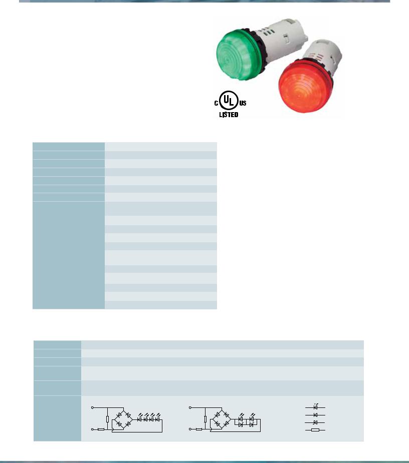 IDEC AP22M Series Data Sheet