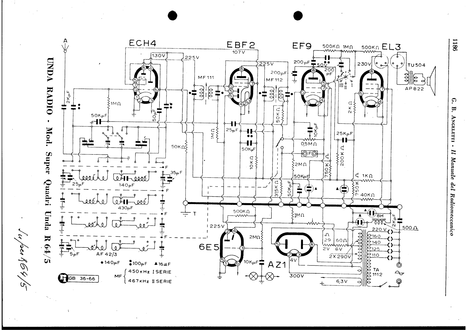 Unda Radio 64 5 schematic