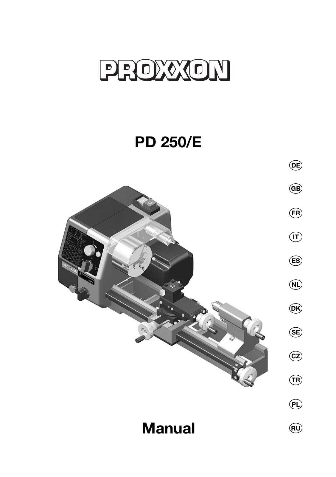 Proxxon PD 250/E User guide