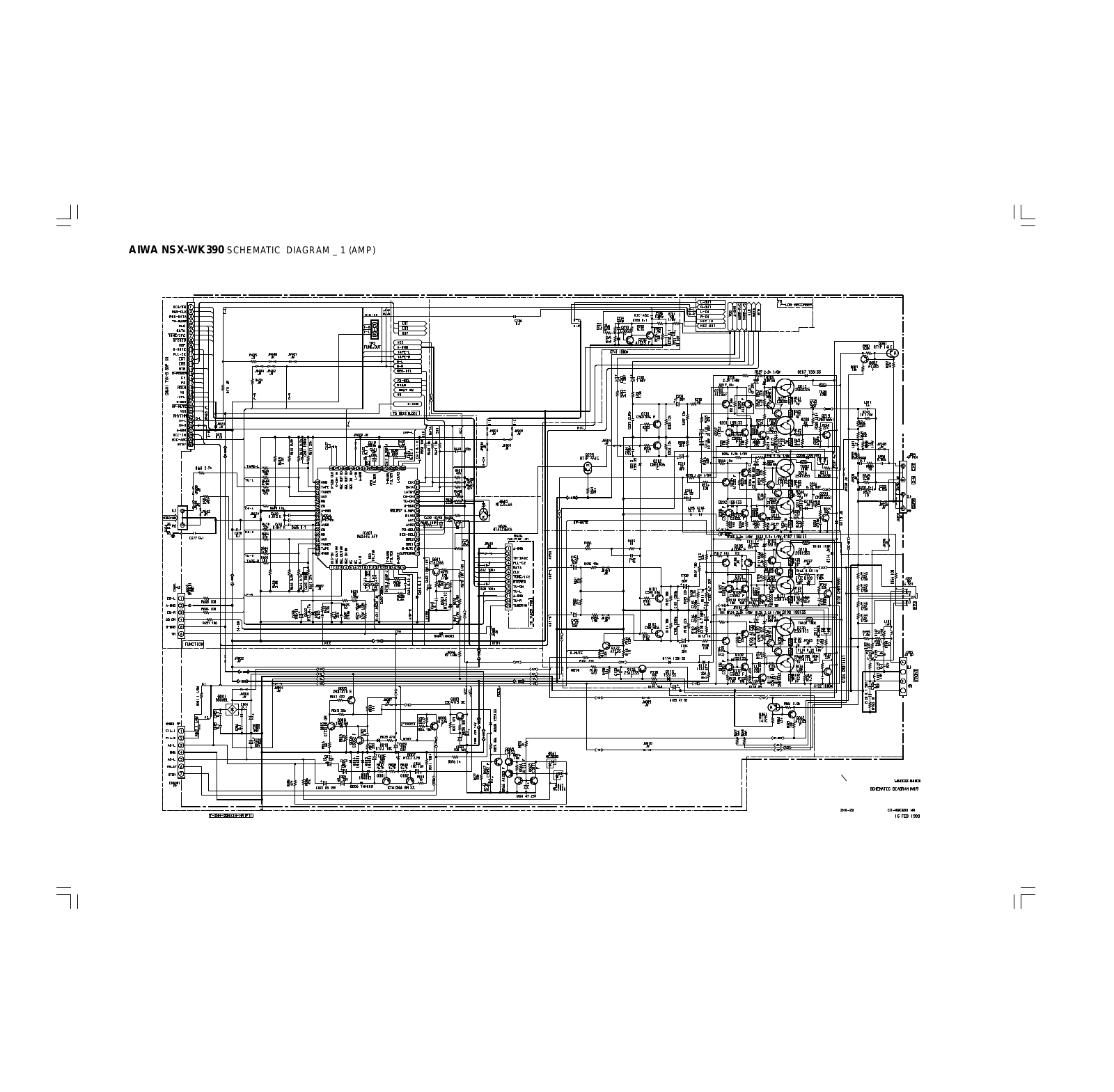 Aiwa NSXWK-390 Schematic