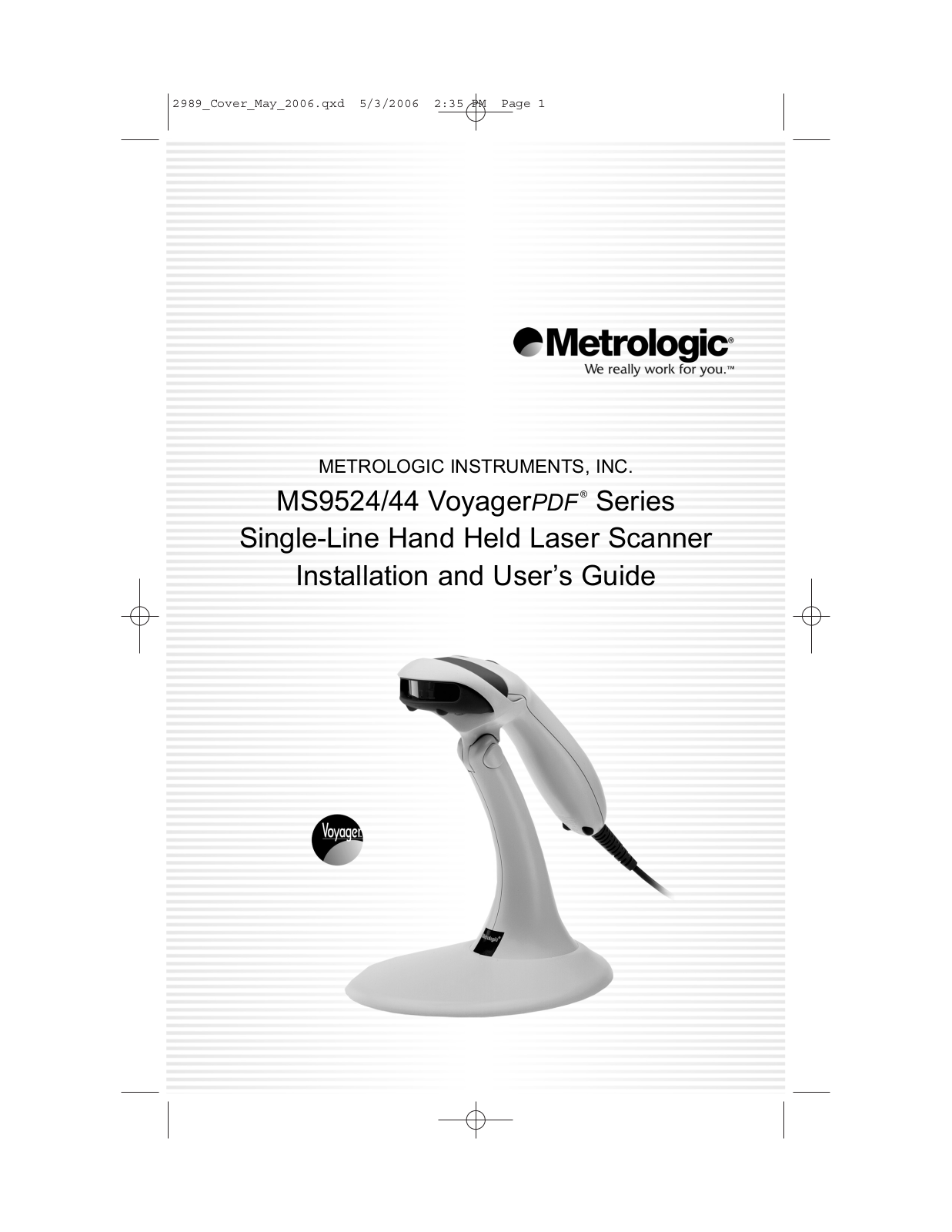 Metrologic Instruments MS9544 User Manual