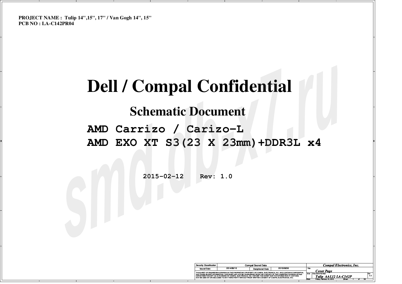 Compal LA-C142P Schematics Rev1.0