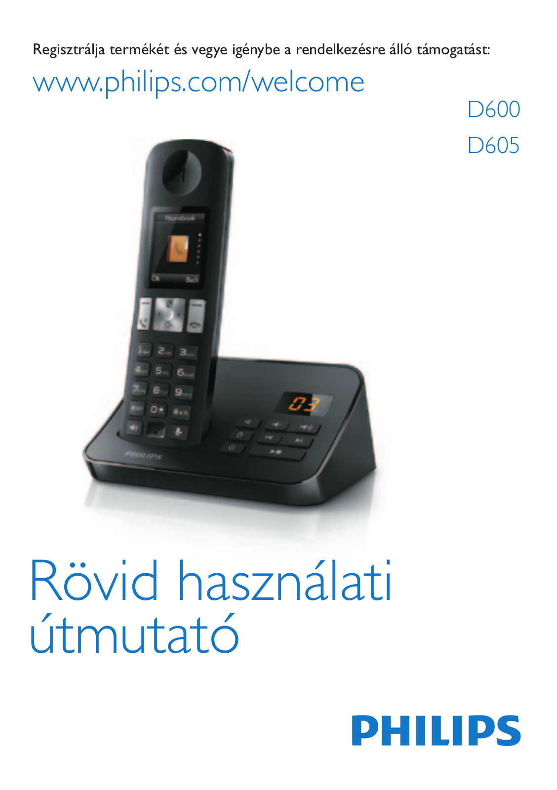Philips D6001B/53 user manual