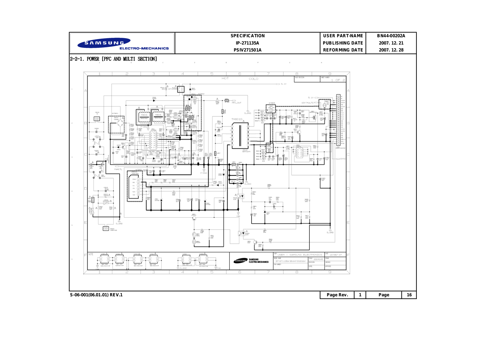 SAMSUNG BN44-00202A schematic