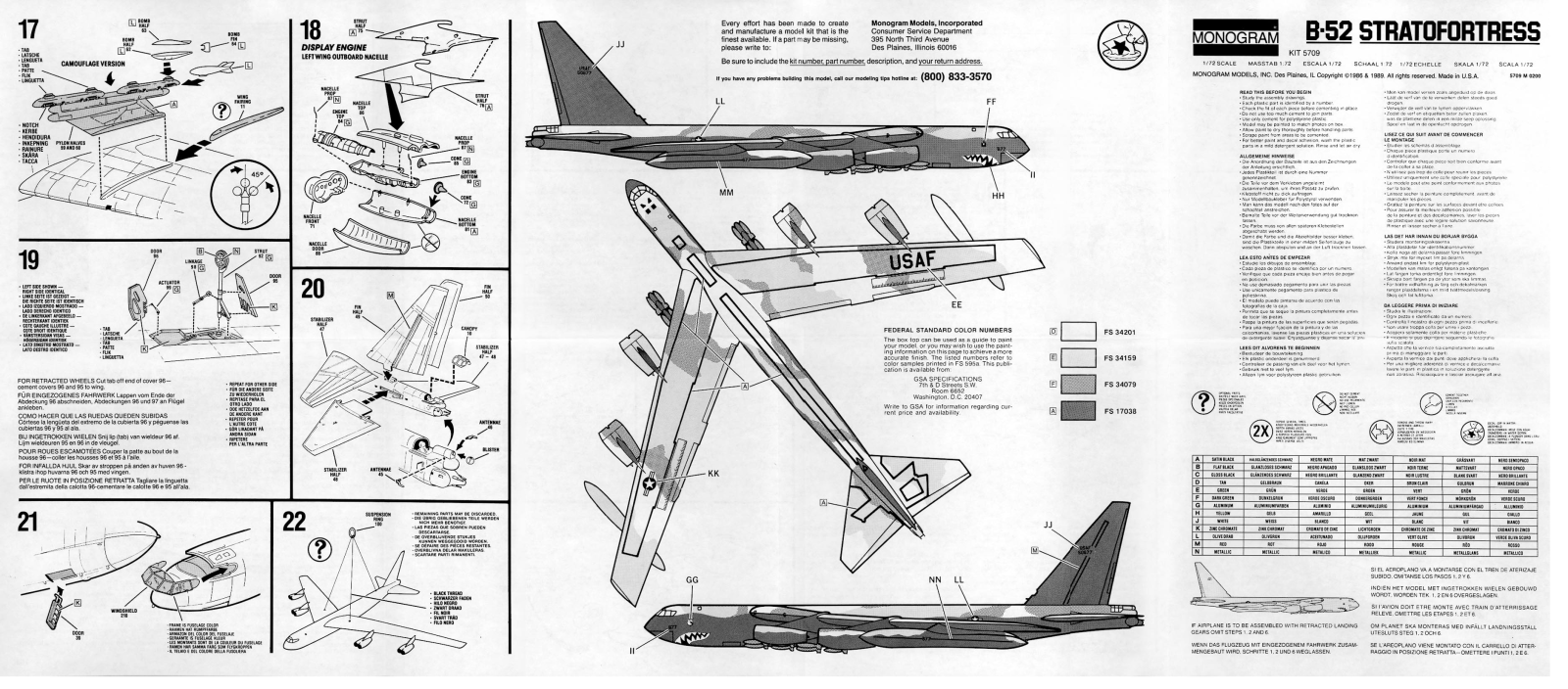 REVELL B-52 User Manual