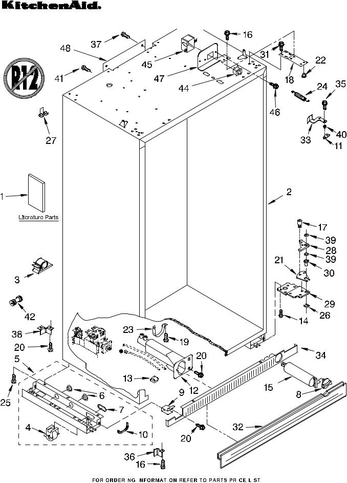 KitchenAid KSSO36QMW00 Parts List