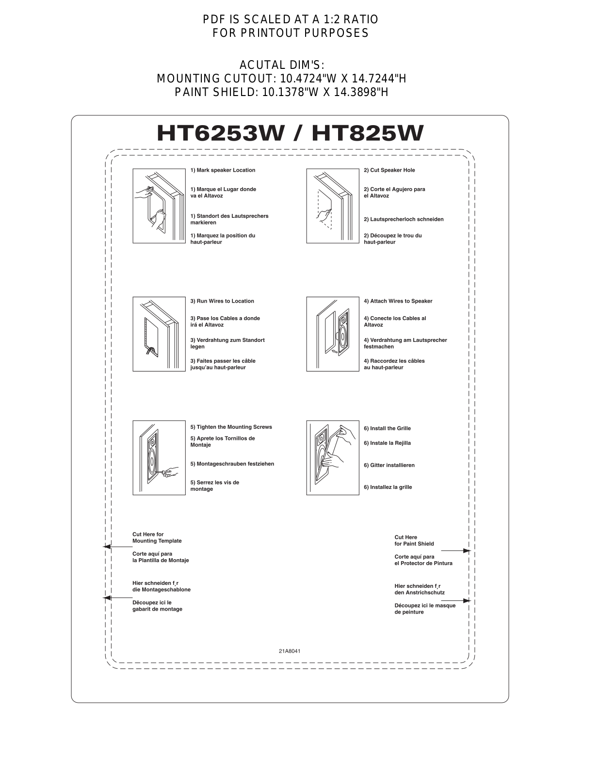 MTX HT825W Instruction Manual