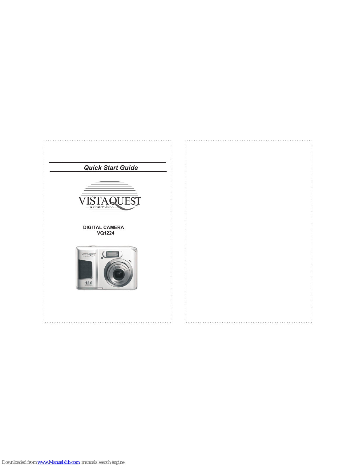 VistaQuest VQ1224 Quick Start Manual