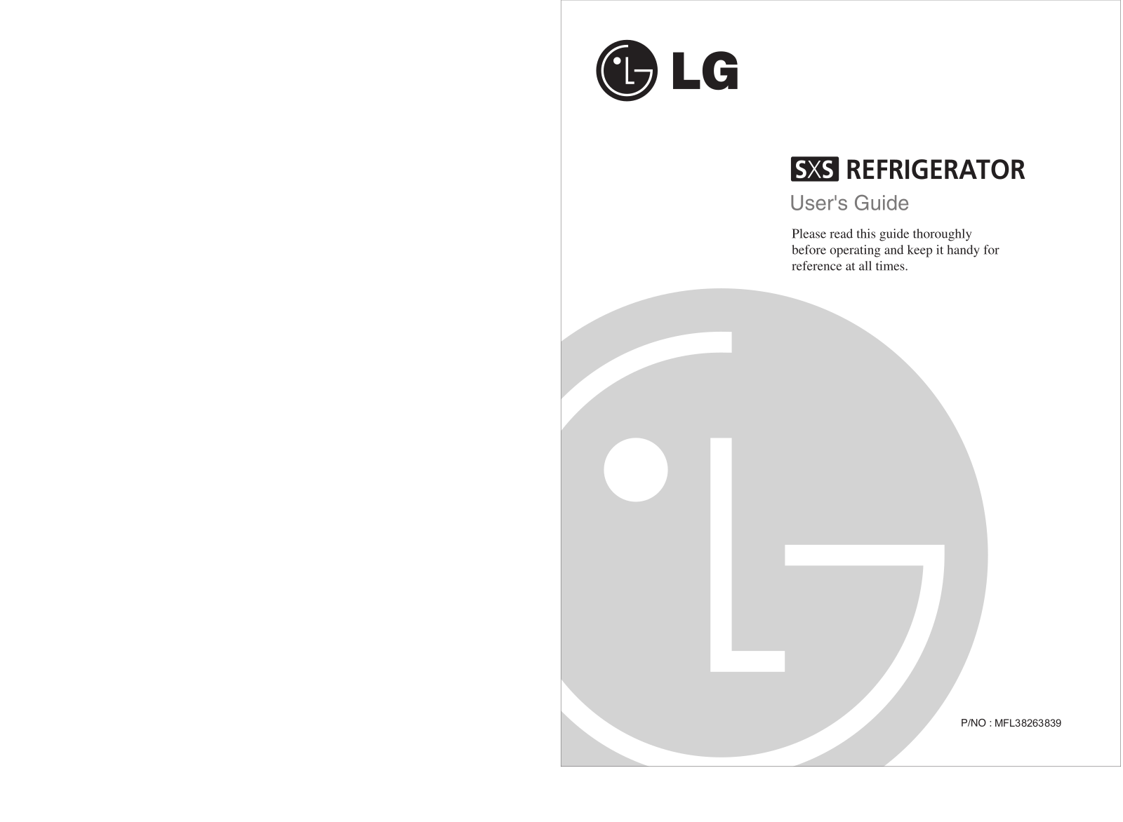 LG GC-L207FLQ Owner’s Manual