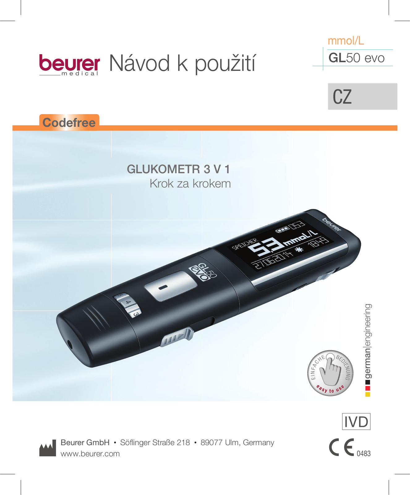 Beurer GL50evo, GL50WH User Manual