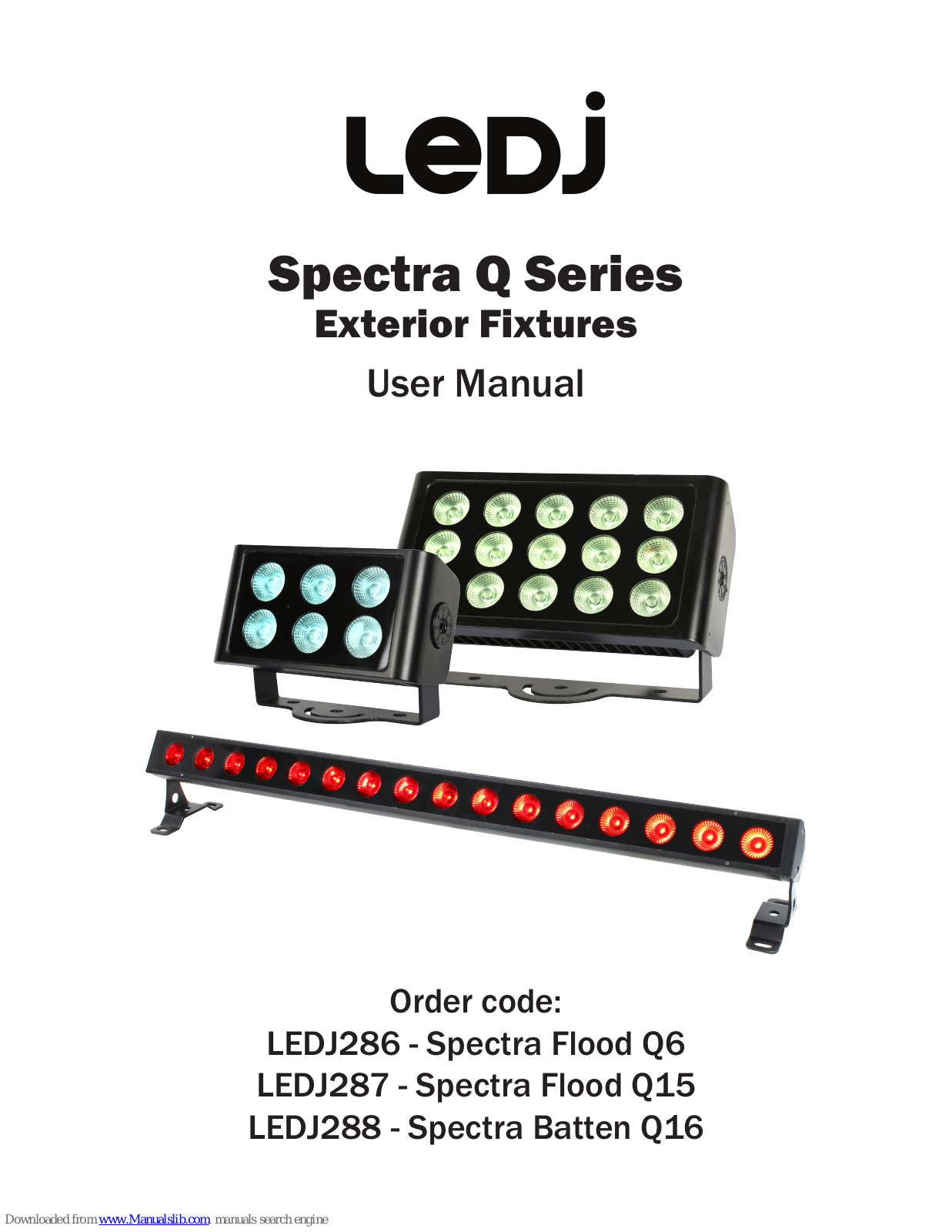 Ledj LEDJ286, LEDJ287, LEDJ288 User Manual - ManualMachine.com