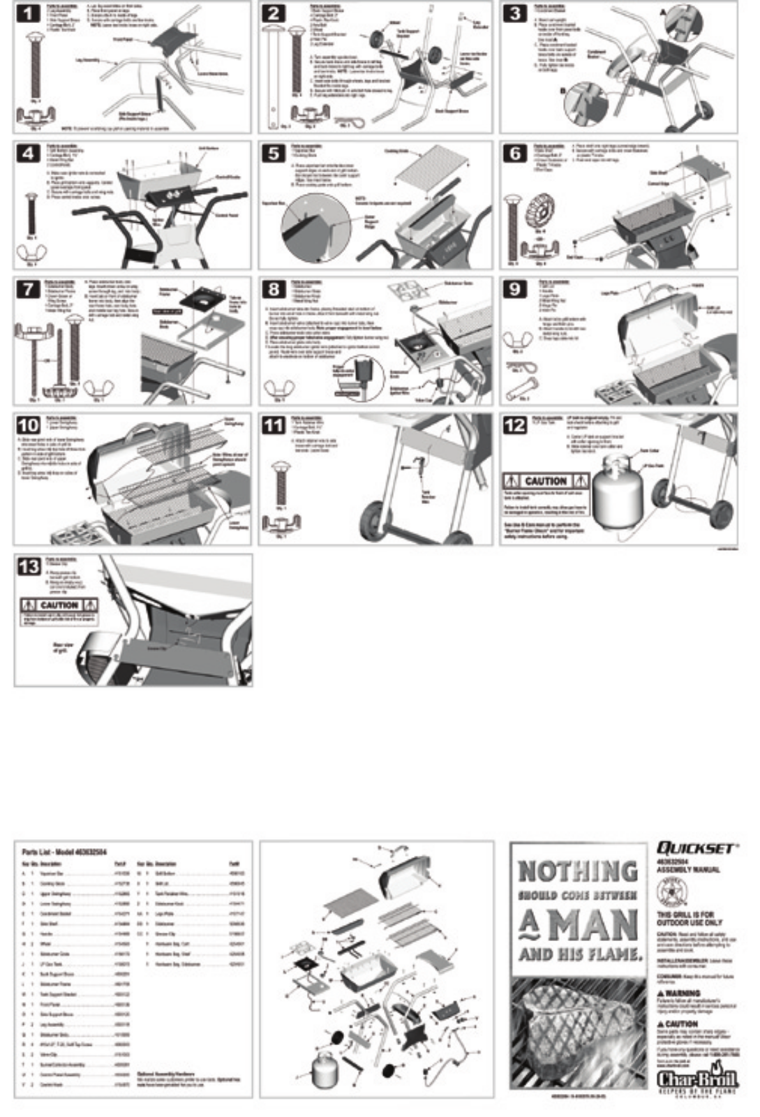 Charbroil 463632504 Owner's Manual