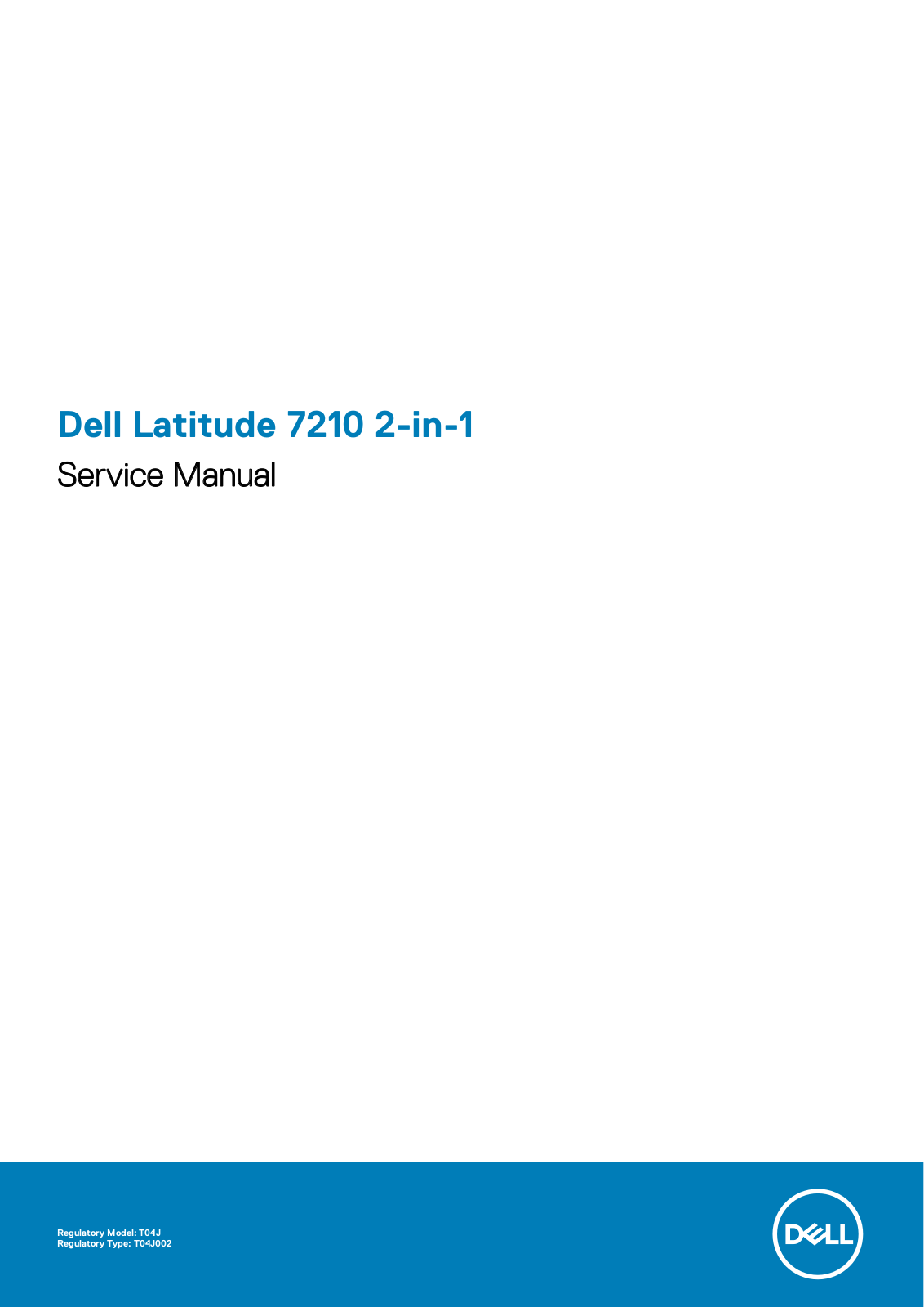 Dell Latitude 7210 User Manual