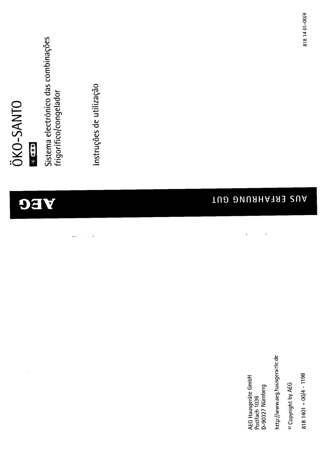 AEG 3174-4KG, 3676-4KG, 2574-4KG User Manual