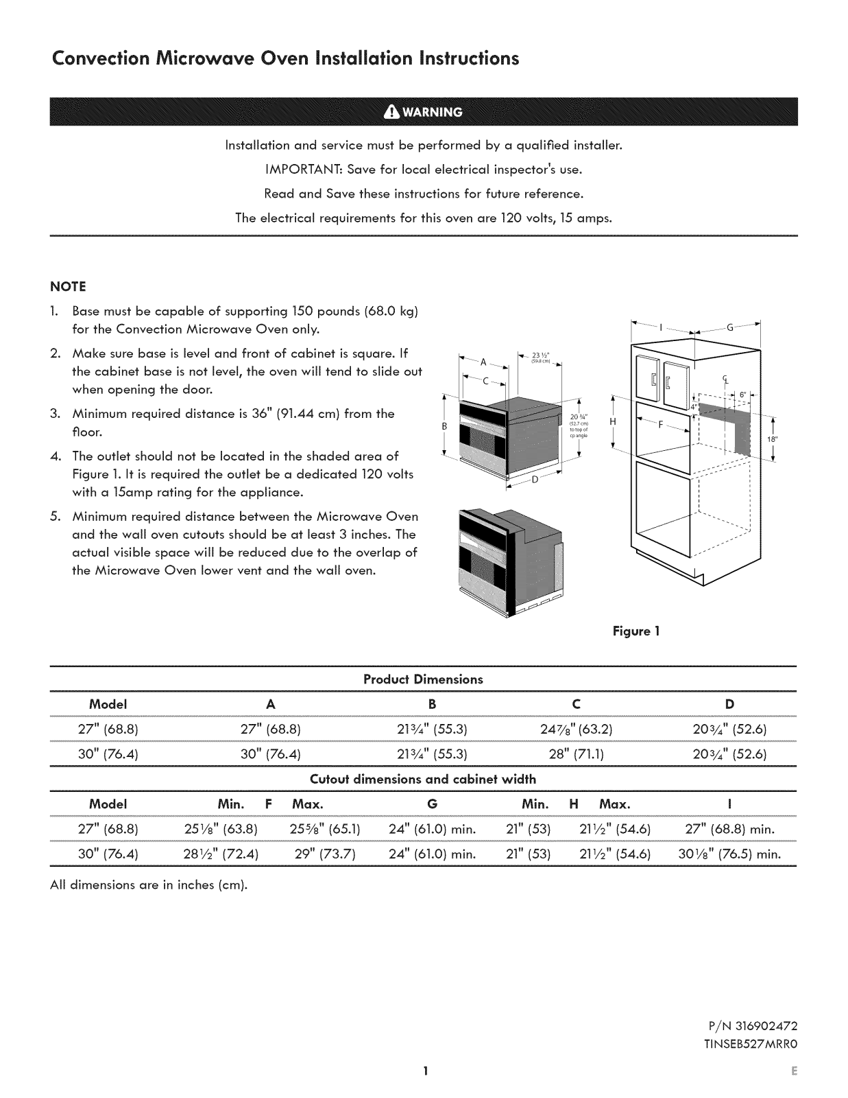 Kenmore Elite 79048893110, 79048893111, 79048893112, 79048883112, 79048883111 Installation Guide - ManualMachine.com
