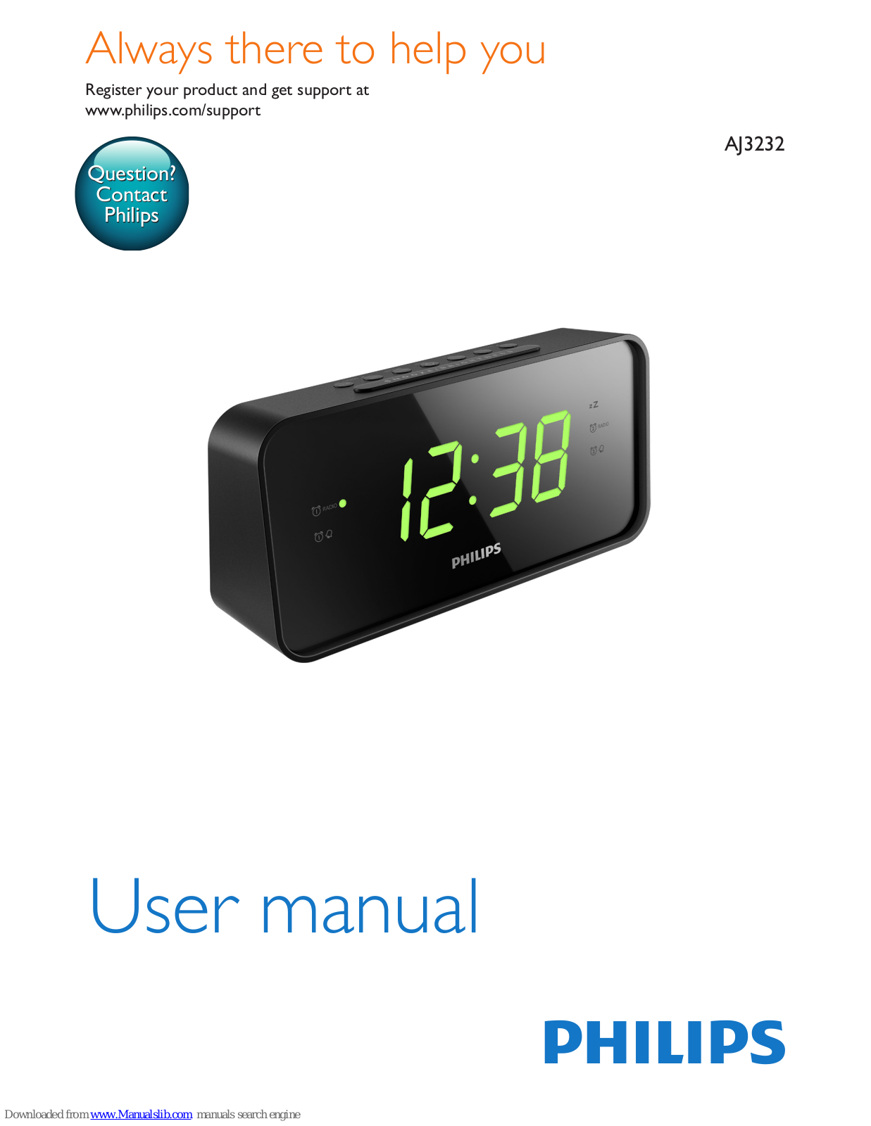 Philips AJ3232 User Manual - ManualMachine.com